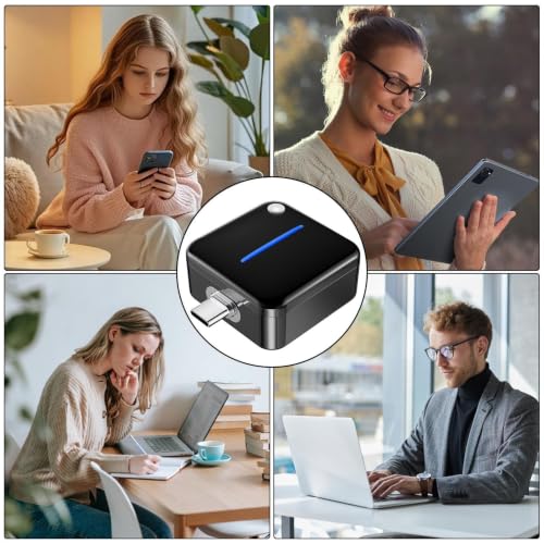 Cargador 140W para viaje y trabajo con desconexión automática para smartphone y tablet 4