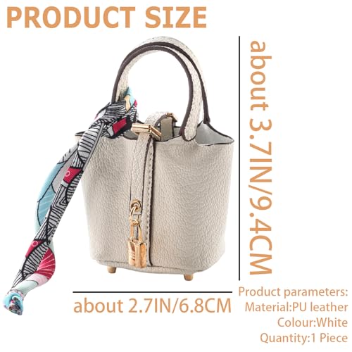 Image of Bag Charm for Handbags Decoration,Mini Leather Bag Keychain,Fashion KeyChain Accessory For Handbags Purse