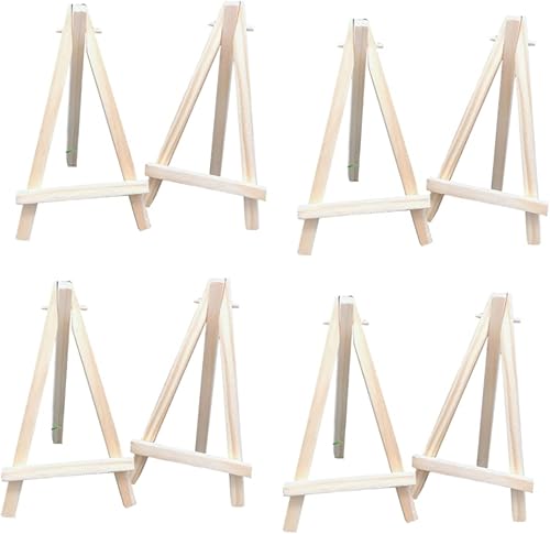 EXCEART Mini estante de almacenamiento 10 unids caballete de madera caballete niños caballete niños caballete marco marco soporte soporte soporte