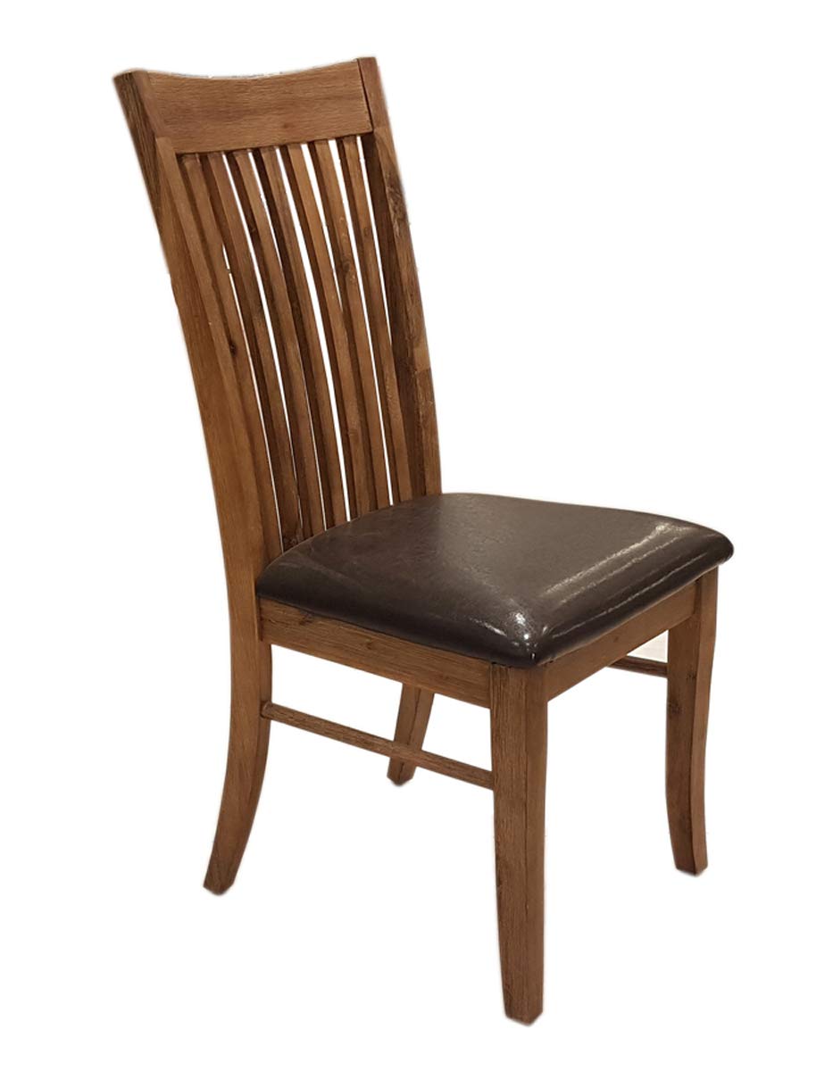 Homes r us SASHA Collection Dining Chair - Brown - 46 x 44 x 100 cms
