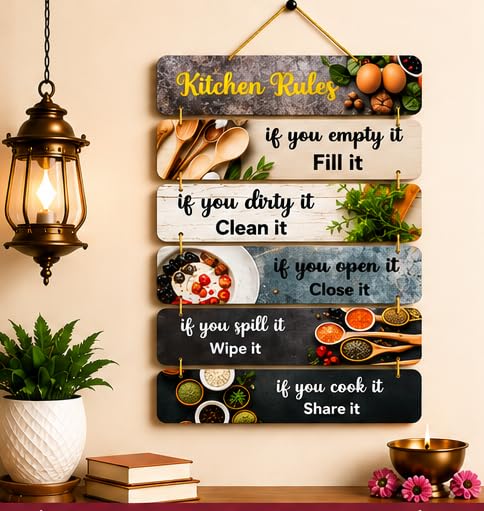 Image of Motivational Quote Wall Hanging for Home Decor | What You Think You Become, What You Feel You Attract, What You Imagine You Create MDF Wooden Wall Art | Office, Living Room & Meditation Decor (WH-43)