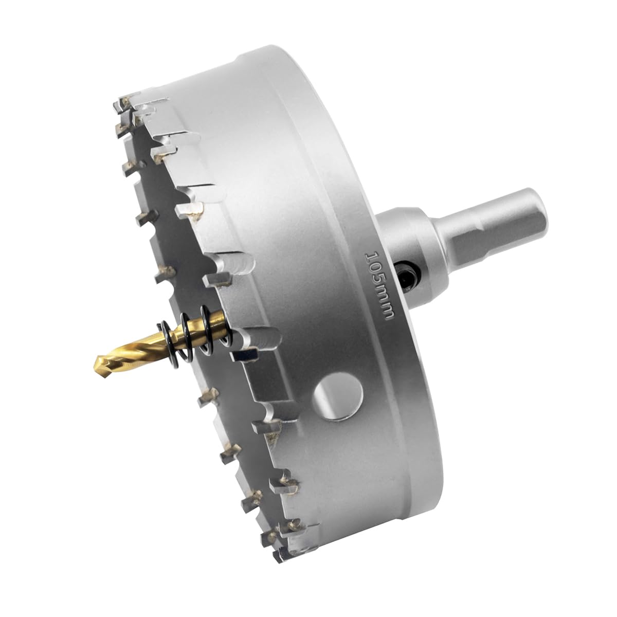Aohhy Lochsäge Hartmetall Bohrer, Professional TCT Metall Bohrer für Edelstahl, Kunststoff, Messing, Eisen, Aluminium