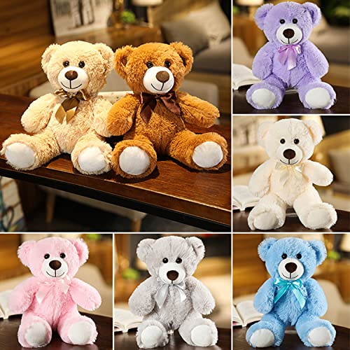 SNOWOLF Bear Plush Cute Stuffed Animal Toys Pillow Bear Doll Gift for Kids Boys Girls Birthday Christmas Valentine's Day (13.7In/35CM)