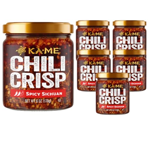 KA-ME Chili Crisp Spicy Sichuan, Authentic...
