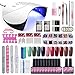Produktbild Saint-Acior Gelnägel Farben Nagelset uv Gel Nagellack Gel-Lacken Nageldesign Starterset uv Gel Nai Gel polish Kit uv Nagelgel set mit Magellampe