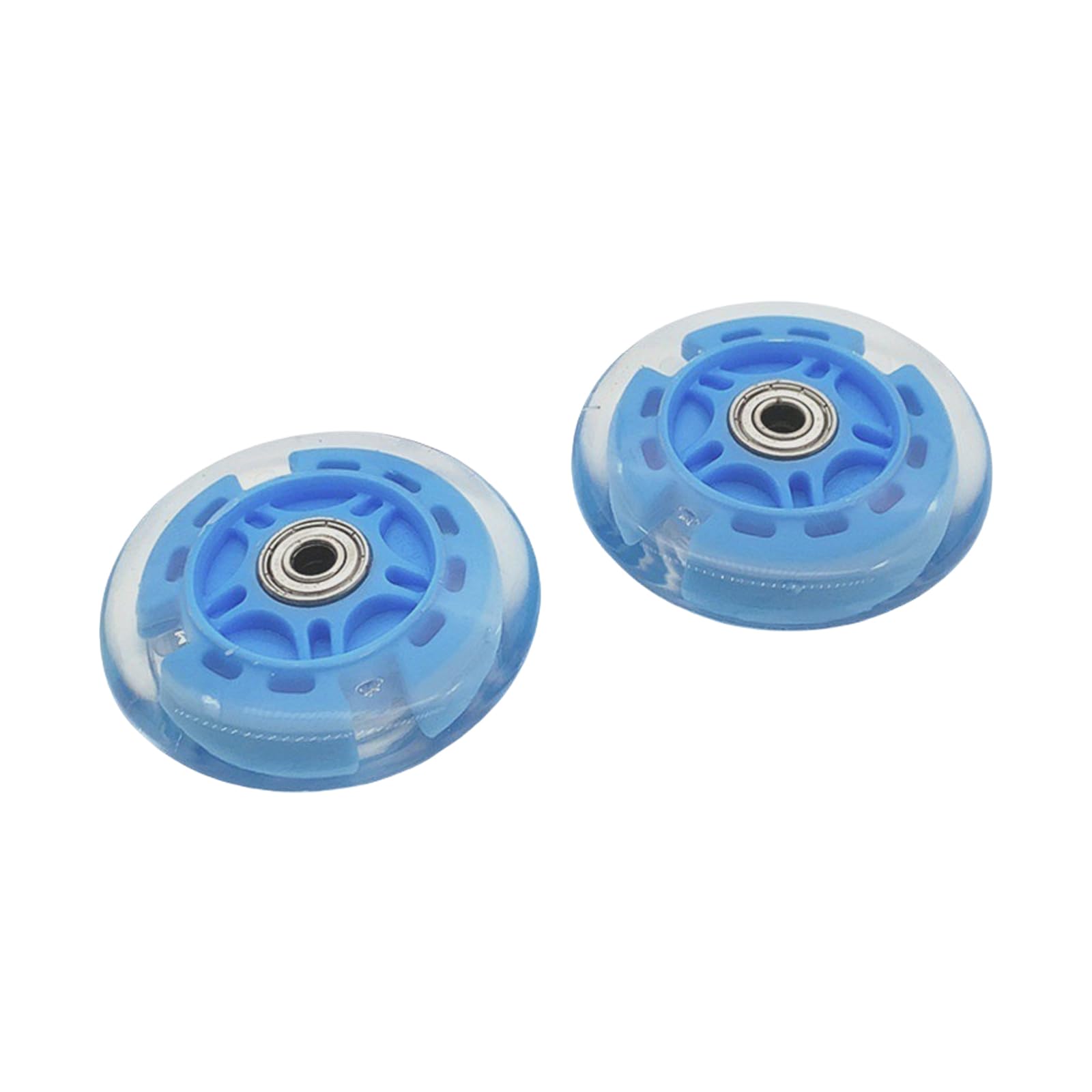Shurhome 2pack Children's Scooters Replacement Wheel LED Flashing Rear Wheel Mutes Wheel for Easy Replacement