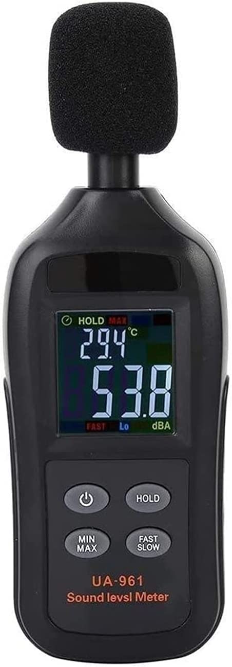 Corsehild Decibel Meter - Digital Sound Level Meter, Self-Calibration Decibel Reader, Noise Meter with LCD Display Measurement Range 35-135 dB spl Meter