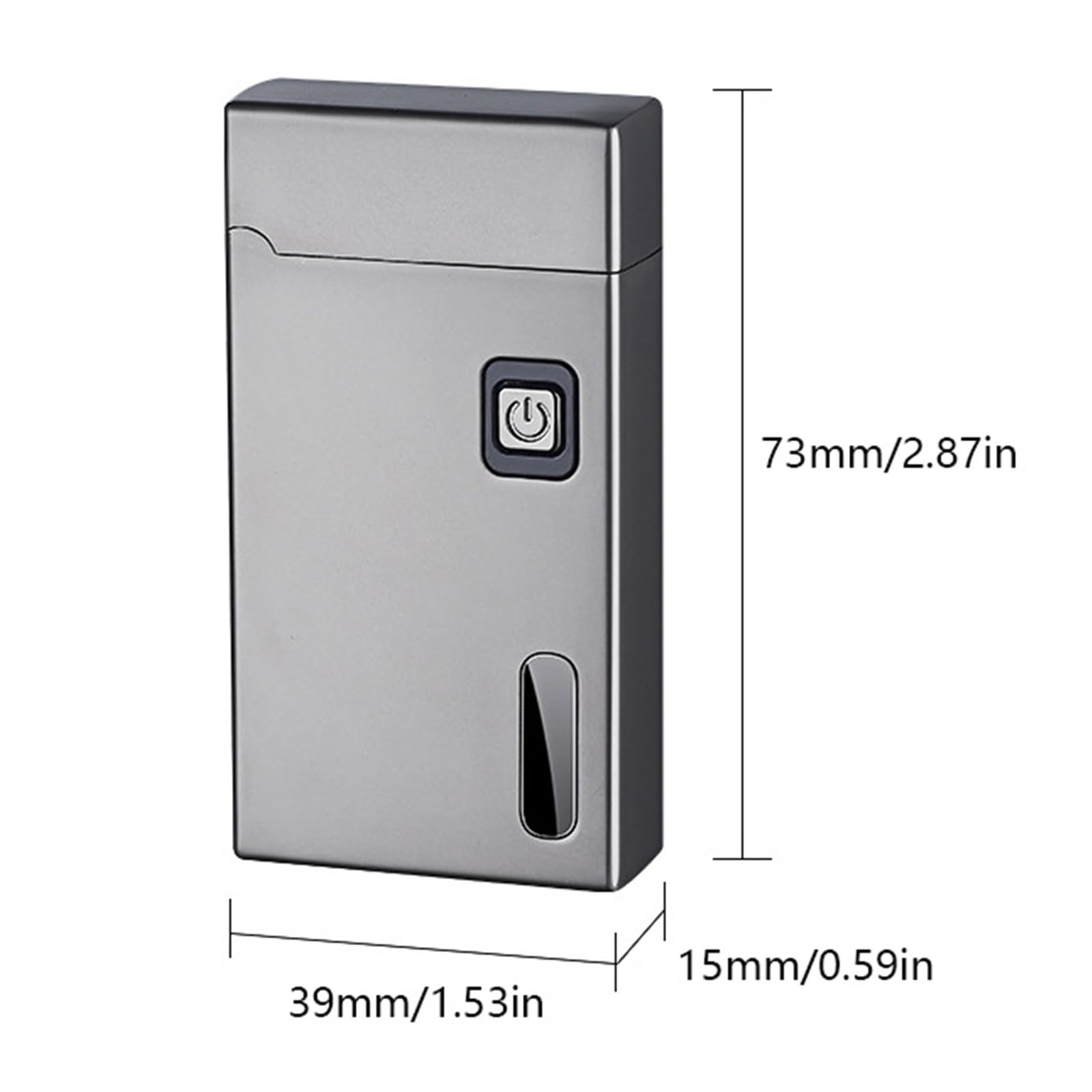 Briquet à flamme douce au kérosène - Double arc résistant au vent - Réutilisable - Plusieurs méthodes d'allumage - Idéal pour l'intérieur et l'extérieur - Pour fumeurs et camping-cars
