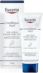 EUCERIN Creme Hidratante para Pés Urea Repair Plus 100ml, Hidratação Intensiva, Ureia, Pele Seca e Extra Seca