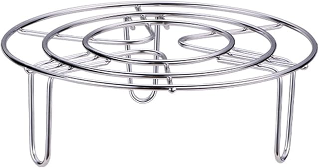 Steam Rack Stainless Steel Steamer Basket Durable Trivet Stand for Kitchen Pot Pressure Cooker Fish Eggs Meat