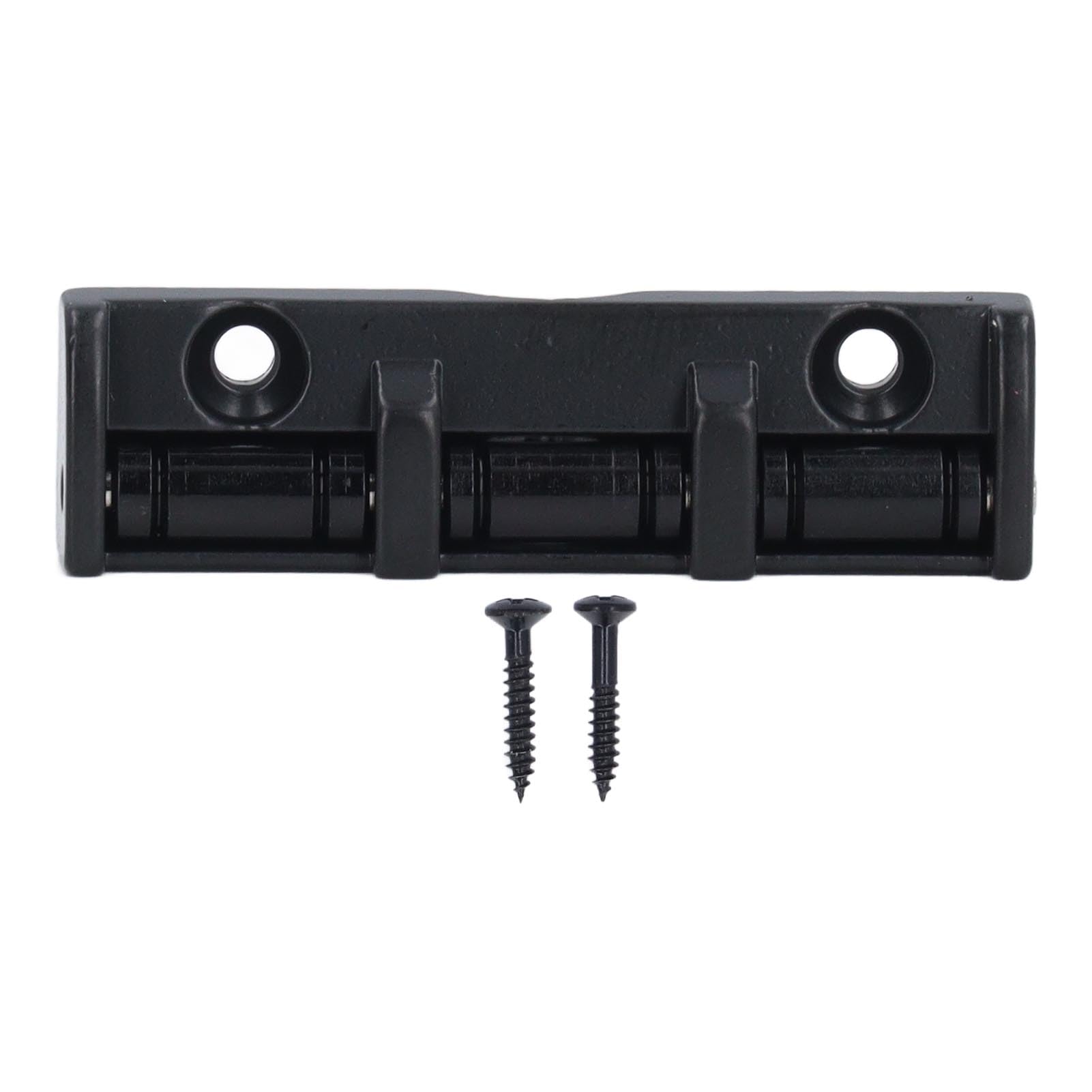 Electric Guitar Roller Nut Metal Roller Guide Nut for All 6 String Electric Guitars (Black)