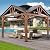 Modern Shade 12’ x 12’ Cedar Gazebo, Heavy Duty Hardtop Gazebo with Steel Roof, Water Resistant, Wind Resistant, Perfect for Your Permanent Outdoor Pavilion, Solid Wood Framed Gazebo
