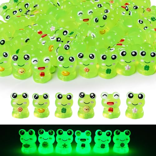 Teenzee 60 Pcs Mini Resin Frog Set
