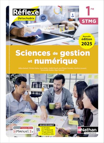 livre Sciences de gestion et numérique - 1re STMG - Coll. Réflexe