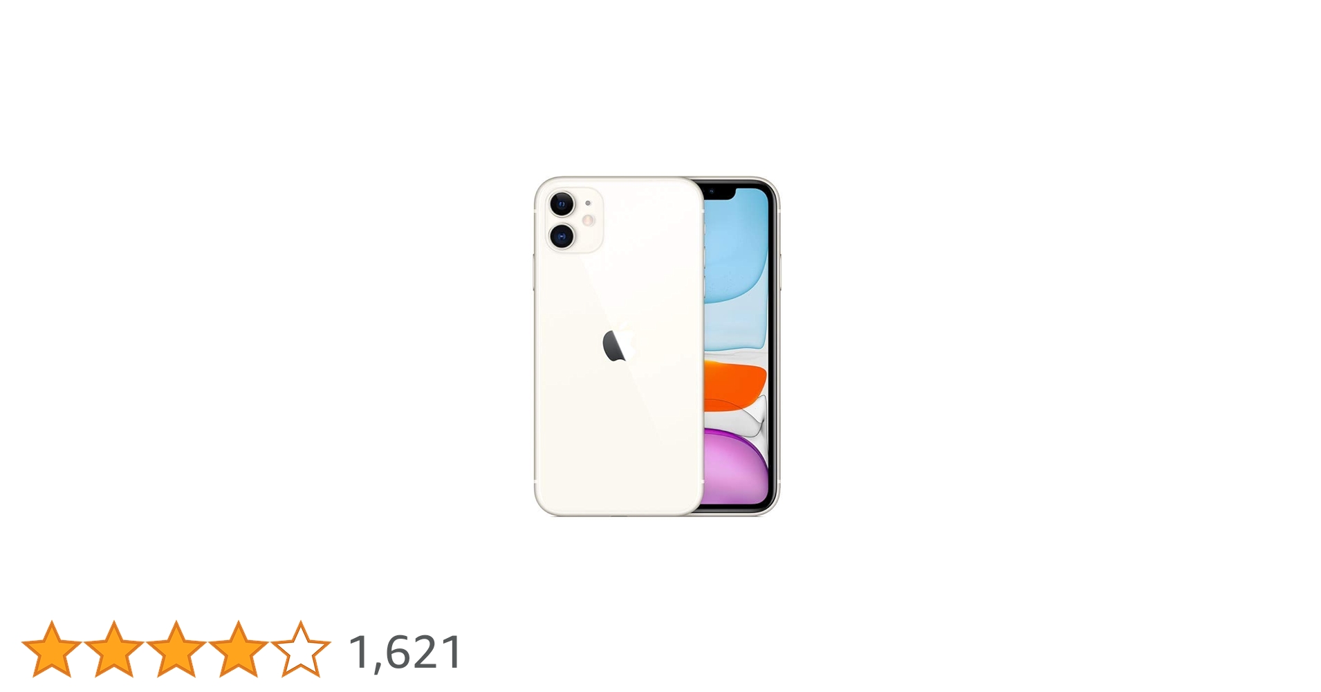 Apple iPhone 11, 128GB, Unlocked - White (Renewed) : Amazon