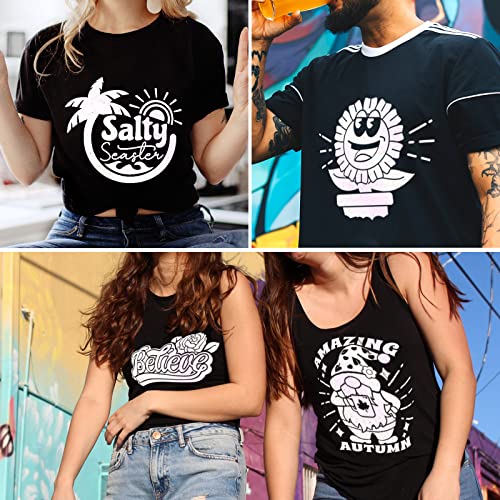 Wrapxpert Chameleon Heat Transfer Vinyl,White Htv Vinyl Roll 12"X5Ft Easy To Cut And Weed Glossy Shimmer Iron On Vinyl For Tshirt #TOP2