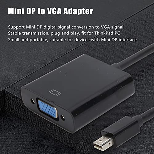 Cabo conversor adaptador Mini DisplayPort DP para VGA, para computadores ThinkPad PC/Notebook/projet