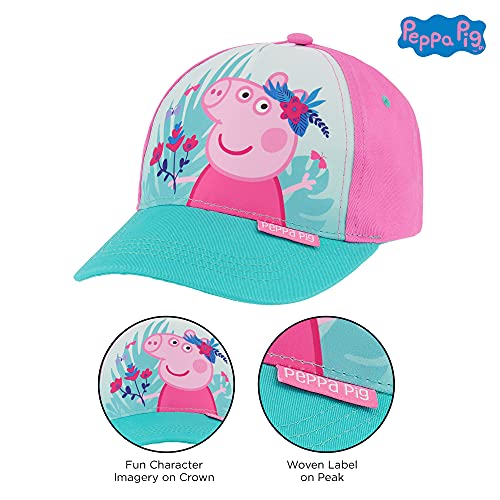 Girls' Baseball Cap, Minnie Mouse, Peppa Pig or Frozen Adjustable Toddler Hat Ages 2-44