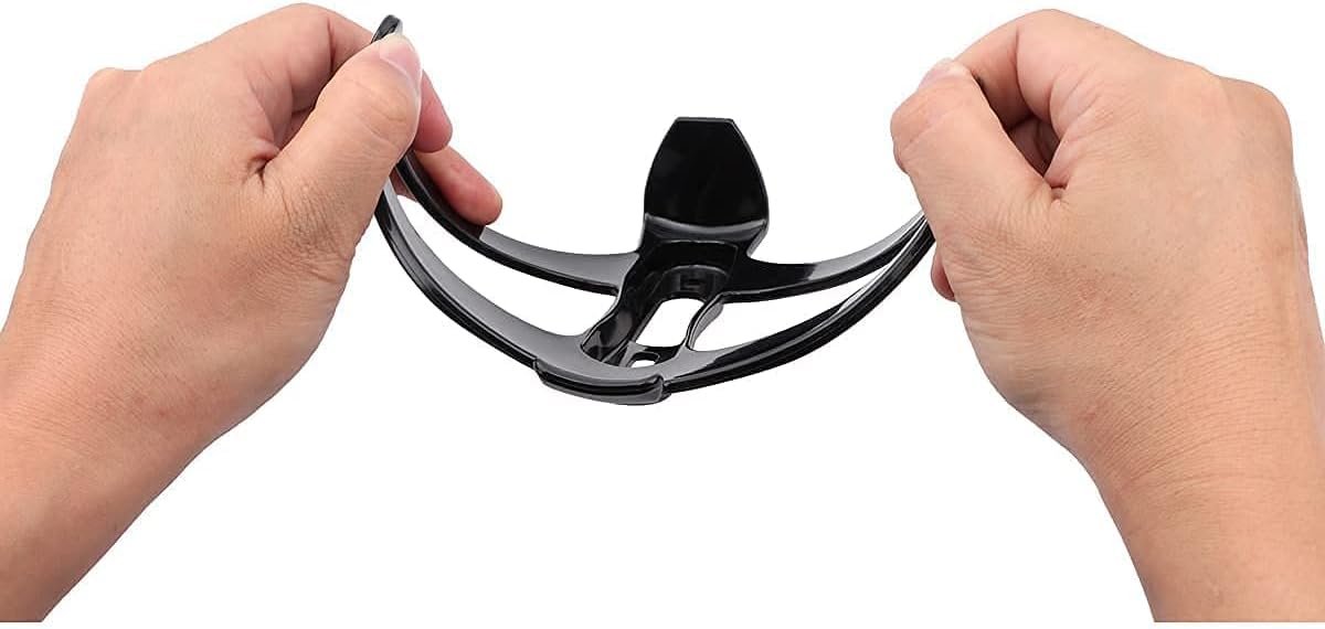 UQMIQURA Lot De 2 Porte-bouteilles Vélo – Universels, Légers, En Polycarbonate, S'adaptent à La Plupart Des Bidons, Pour Route Ou VTT