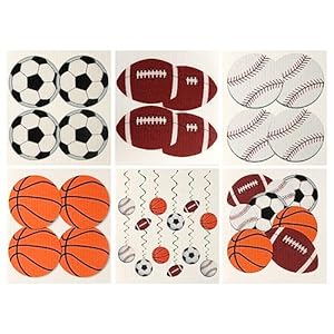 Spunspon 6 Packs Swedish Kitchen Dish Cloths – Reusable Paper Towels for Counters & Dishes – Eco-Friendly Cellulose Sponge Cloth – Assorted (Sport)