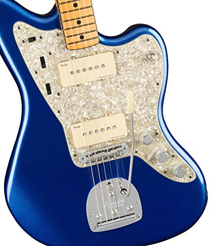 Fender American Ultra Jazzmaster MN Cobra Blue – Guitare Électrique - Les Beatles, Paul McCartney, John Lennon, RIngo Starr, George Harrison Fender American Ultra Jazzmaster MN Cobra Blue - Guitare Électrique – Image 4