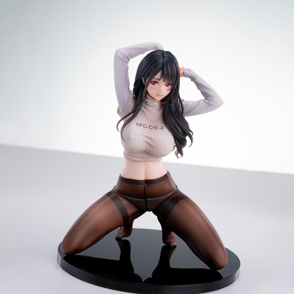 Gitarre MeiMei Actionfiguren mit Zubehör Anime Original Painting Beauty-Serie, kniendes Modell 1/6 Maßstab Illustration Gitarre MeiMei 20 cm