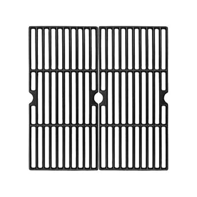 Hisencn Cast Iron Cooking Grid Grates Replacement for Charbroil Advantage 463343015, 463344015, 463344116, and Kenmore, Broil King Gas Grill Models, G467-0002-W1, 16 15/16"