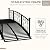 Outsunny 7' Metal Arch Garden Bridge with Safety Siderails, Decorative Arc Footbridge with Delicate Scrollwork S Motifs for Backyard Creek, Stream, Fish Pond, Black