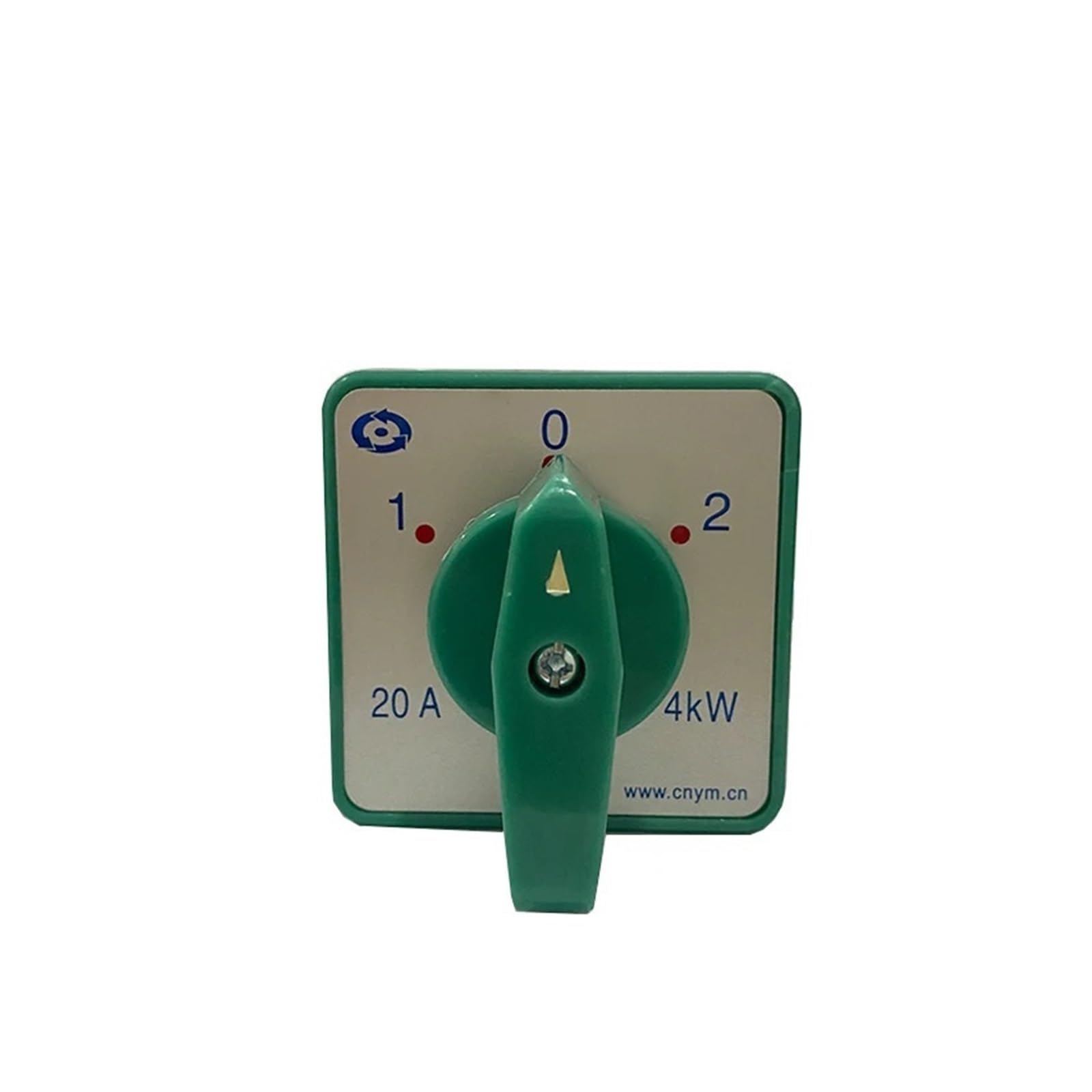JGNAYRKJQI 20A 4kw Motor Power Circuit Switch ON-Off-ON 3 Positions Electric Changeover Rotary Silver Contact Terminal HZ5-20/4 M04