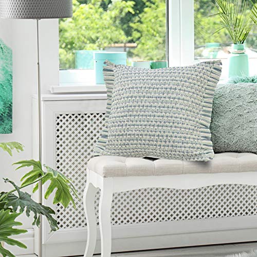 LR Home Removable Cover Throw Pillow, 24" x 24", Blue - Image 9