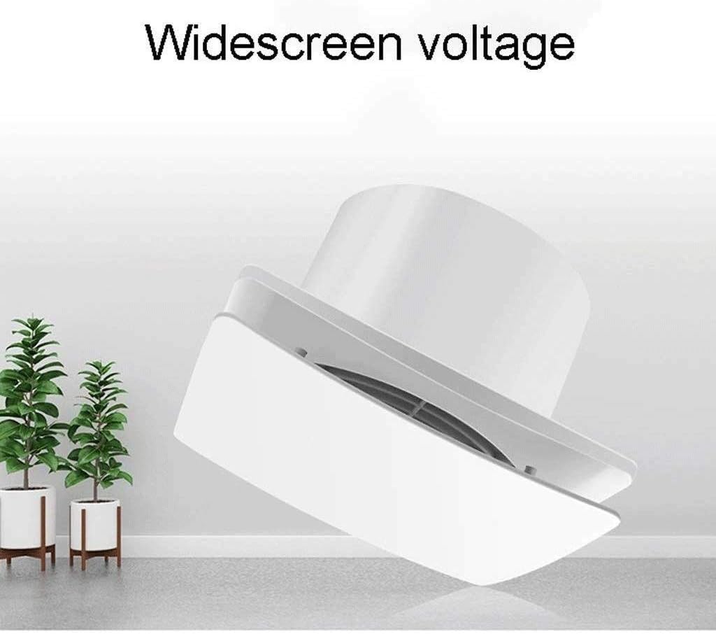6 Inch Wall Mount Window Fan Silent Exhaust Extractor Strong Air-Flow Quiet Ventilation for Bathroom Vents Duct Window Glass Grow Tent