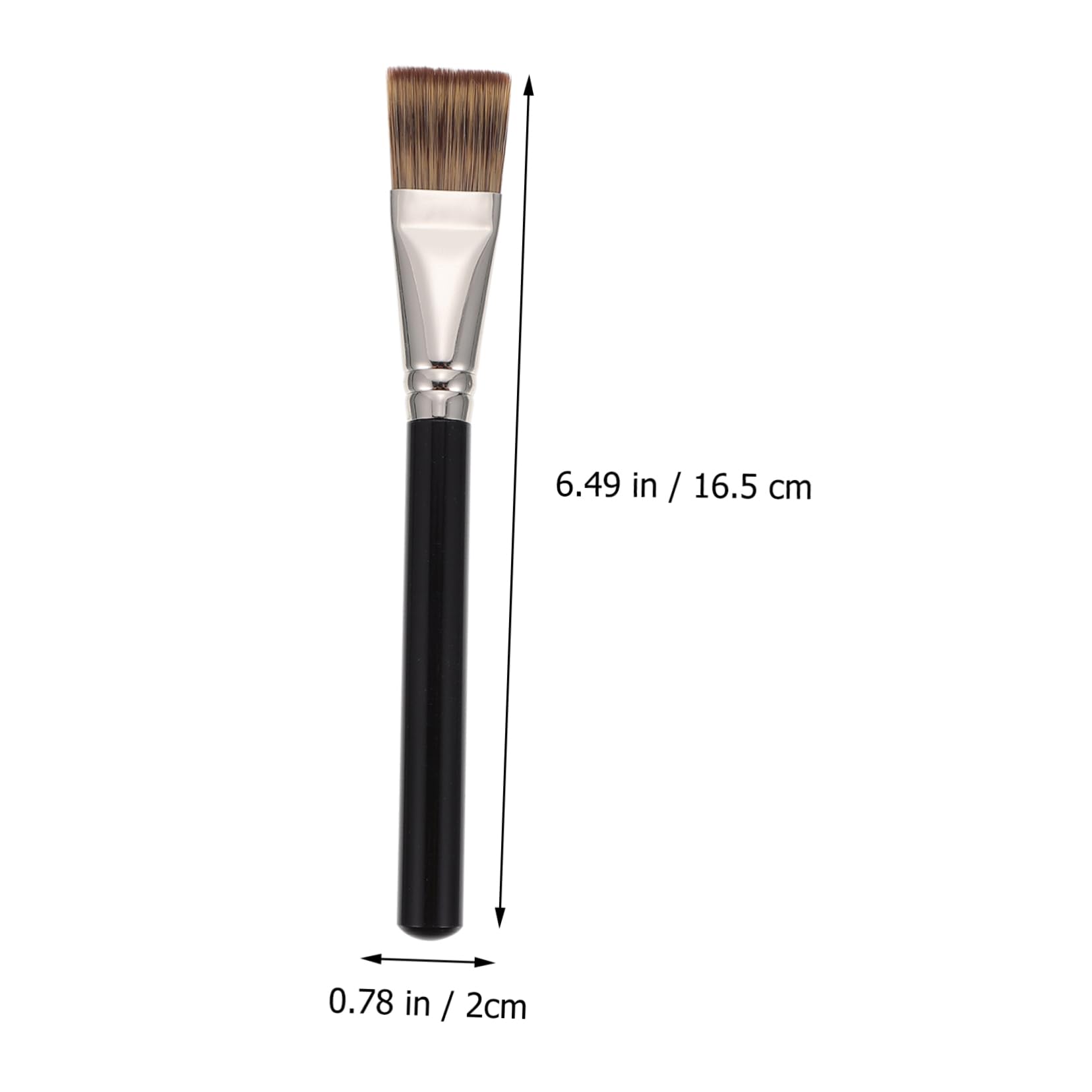 BESTYASH Professional Makeup Brush Set 5-in-1 Flat Head Makeup Brushes Perfect for Foundation Blush Stippling Daily Professional Use