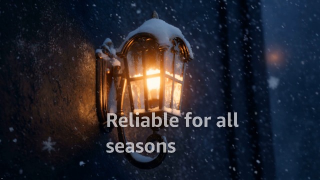 Image of YUBOLE Outdoor Wall Lights Antique Brass with Hammered Textured Glass