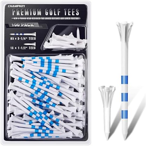 CHAMPKEY Original Plastic Golf Tees Pack Cover