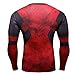 Cosfunmax Superhero Shirt Compression Sports Shirt Runing Fitness Gym Men's Base Layer L