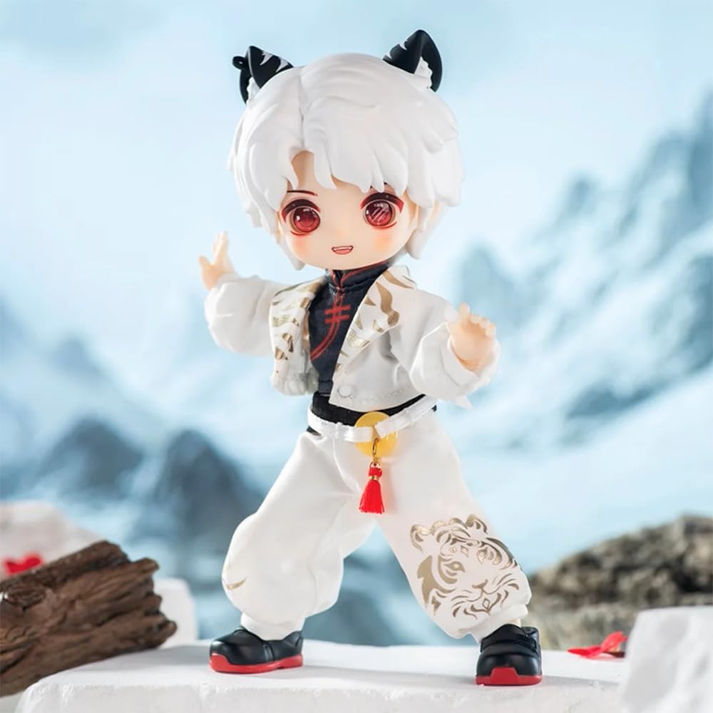 niannyyhouse BJD Blind Box Figuren, Ball Jointed Doll with Clothes, 1:12 Scale Nagi Cloud Ruins Series, Collectable Action Figure (6PCs)