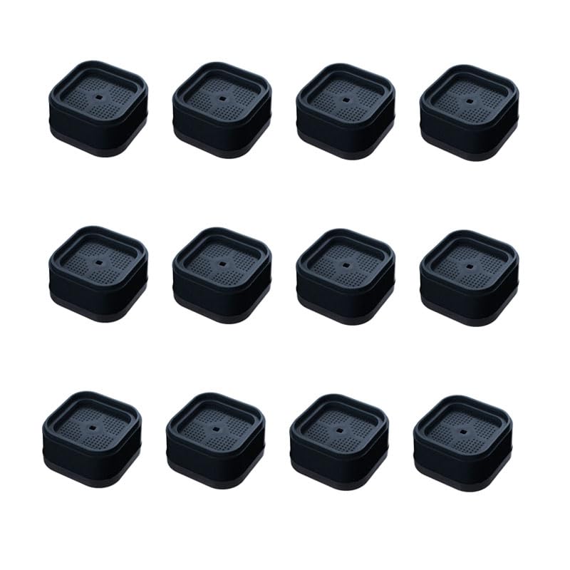 Wealsun Heavy Duty Adjustable Bed Risers (12PCS)