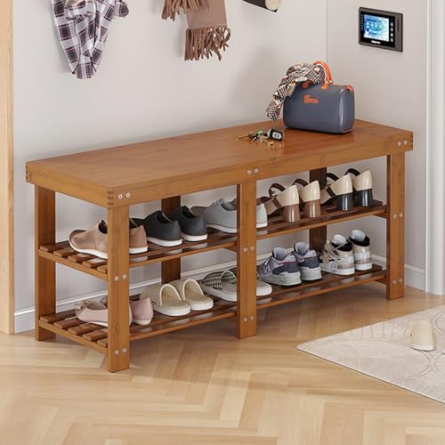 Banc d'entrée à casiers pour chambre pour ne plus laisser traîner vos chaussures