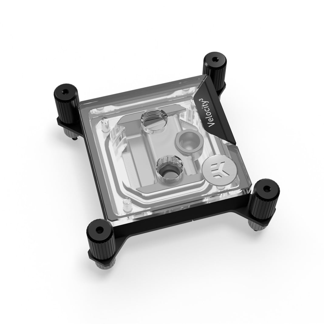 EKWB EK-Quantum Velocity 3 CPU Water Block, 1700/1851/AM5, Plexi