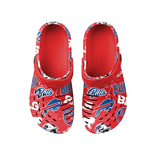 Image of FOCO Arizona Cardinals NFL Mens Historic Print Clog with Strap