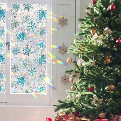Vinilo Decorativo para Ventana Navidad 39.37x16.93 pulg miniatura 4