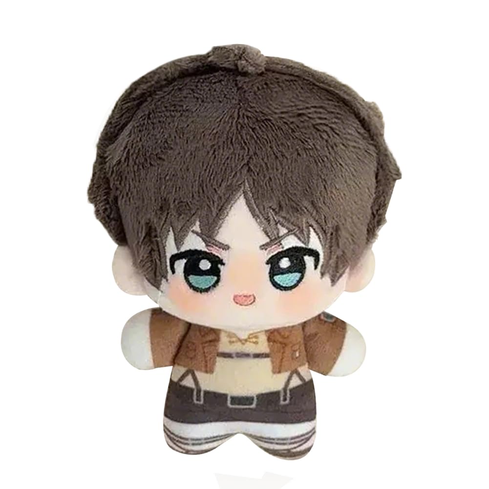 Eren Jaeger Soft Figure Levi Keychain Hange Zoe Pendant Mini Hug Pillow Cushion Sofa Decoration Xmas Gifts 4''