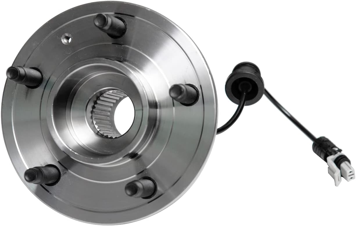 TUCAREST 512358 x2 Rear Wheel Bearing and Hub Assembly Compatible with 2007-2009 Chevy Equinox, 12-15 Captiva Sport /07-09 Po-ntiac Torrent, Su-zuki XL-7/08-10 Sa-Turn Vue [5 Stud Hub W/ABS]