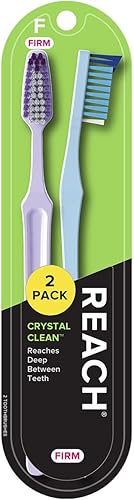 Miniatura 2 de Reach Crystal Clean Cepillo de dientes, firme, varios colores (paquete de 18)