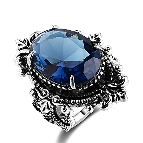 Bague saphir de prestige : grand anneau ovale pour célébration haut de gamme