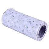 Rollo de tul con lentejuelas brillantes, Múltiples opciones de bricolaje, como tutú, papel de regalo, cubierta de mesa y marcos de sillas, ya que las lentejuelas reflejarán diferentes colores brillantes