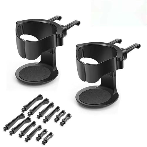 WFYBMB 2Pcs Car Cup Holder for Opel Astra H Abzeichen Zafira B Astra Corsa D 2000-2024-pr, Air Vent Cup Holder for Car Expander Cup Holder for Car, Cup Holder Black, Coffee CupHolder for Bottle