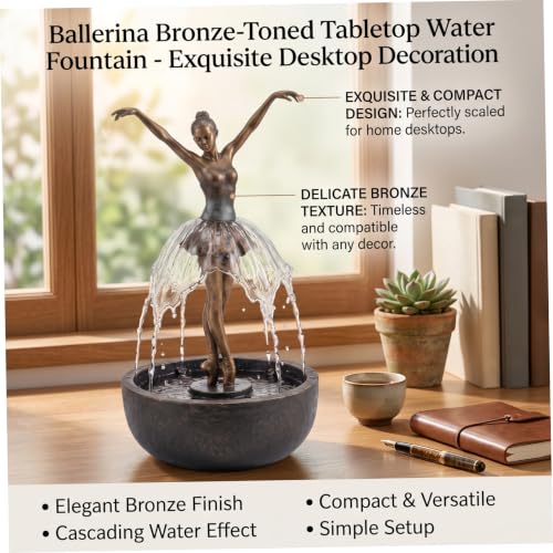 Cascada decorativa de bronce ideal para regalar en inauguraciones 3
