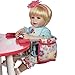 Adora Stylish Baby Doll Feeding Seat - Birthday Gift For Ages 3+ - Pink Flower Power