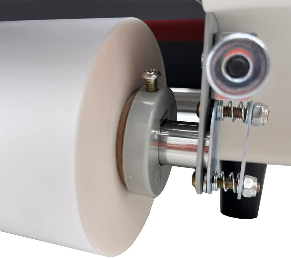 INTBUYING A2 17.3inch Double Sides Hot Cold Laminating Thermal Laminator with Roller Heating Function Machine Speed Adjust and 1roll 200yards BOPP Laminating Film Included